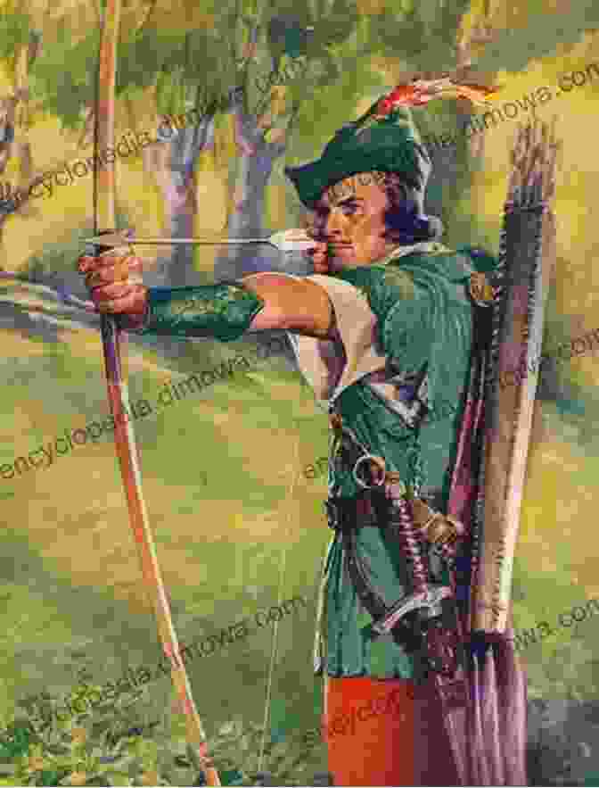 A Depiction Of Robin Hood Drawing His Bow And Arrow, Surrounded By The Lush Greenery Of Sherwood Forest The Scarlet Forest: A Tale Of Robin Hood (2nd Ed )