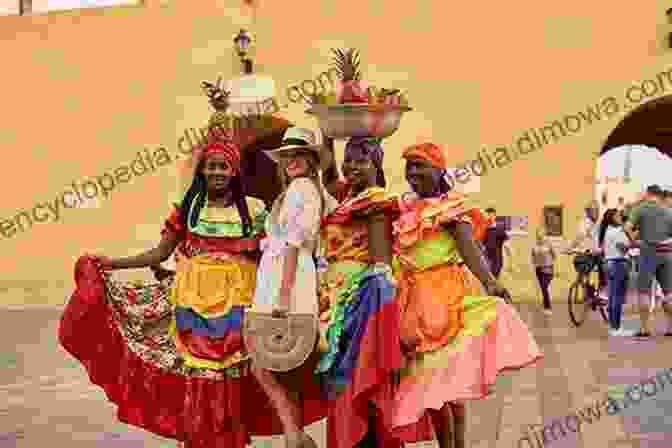 A Group Of Local People In Colombia, Smiling And Dressed In Traditional Clothing Travels Through The Interior Provinces Of Colombia Volume 1