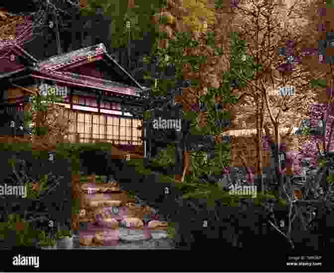 A Portrait Photograph Of Wayne Miller, Seated In A Traditional Japanese Garden, Surrounded By Cherry Blossoms. Fallen Flower G Wayne Miller