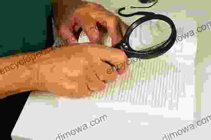 A Woman Holding A Magnifying Glass Over A Document, Representing The Revelation Of The Truth That Sets Emily Free Second Chances Violet Taylor