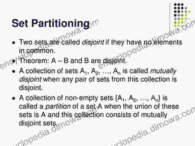 Diagram Demonstrating The Process Of Partitioning A Set Into Distinct Subsets Set Theory For Beginners: A Rigorous To Sets Relations Partitions Functions Induction Ordinals Cardinals Martin S Axiom And Stationary Sets