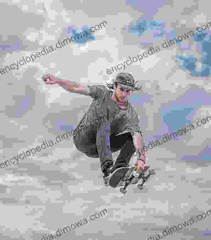 Skateboarder Performing A Trick Mid Air, Demonstrating The Mental Focus And Skill Required In The Sport The Skateboarding Psychology Workbook: How To Use Advanced Sports Psychology To Succeed On A Skateboard